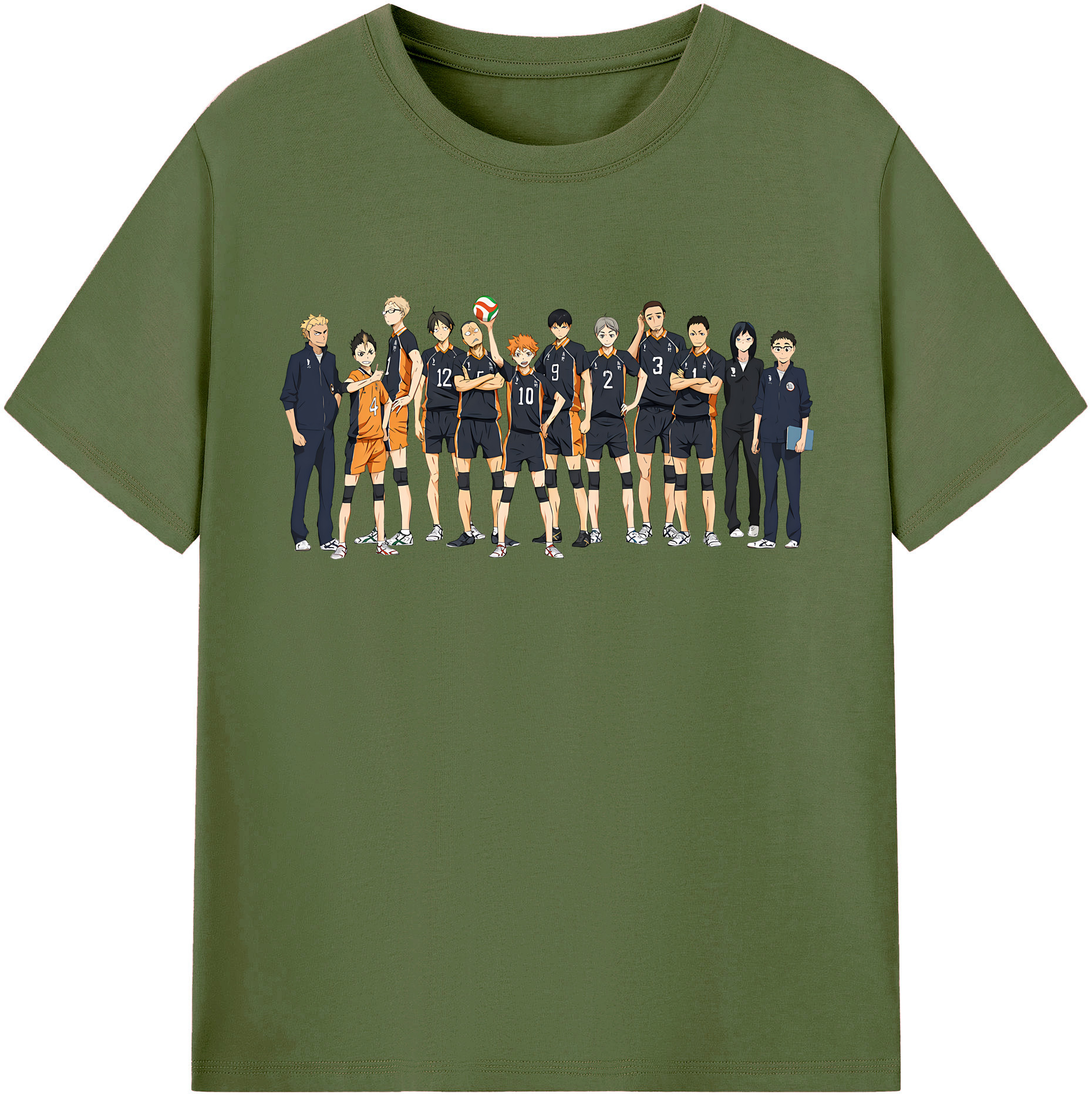 （画像用） ハイキュー!! Haikyu!! 綿100％半袖Tシャツ（フロントプリント）